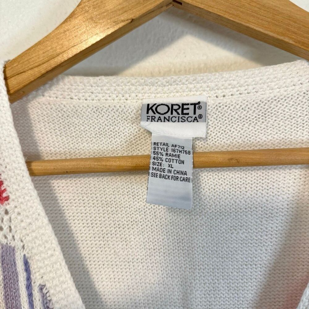 Vintage Koret Patchwork Embroidered Cottagecore V… - image 3